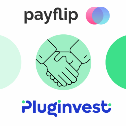 Pluginvest x Payflip partnership visual