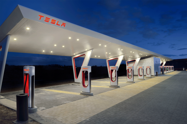 tesla supercharger