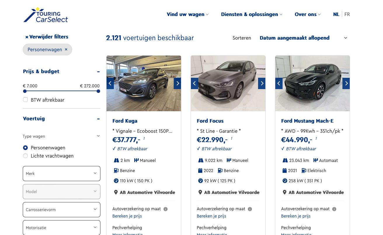 carselect touring