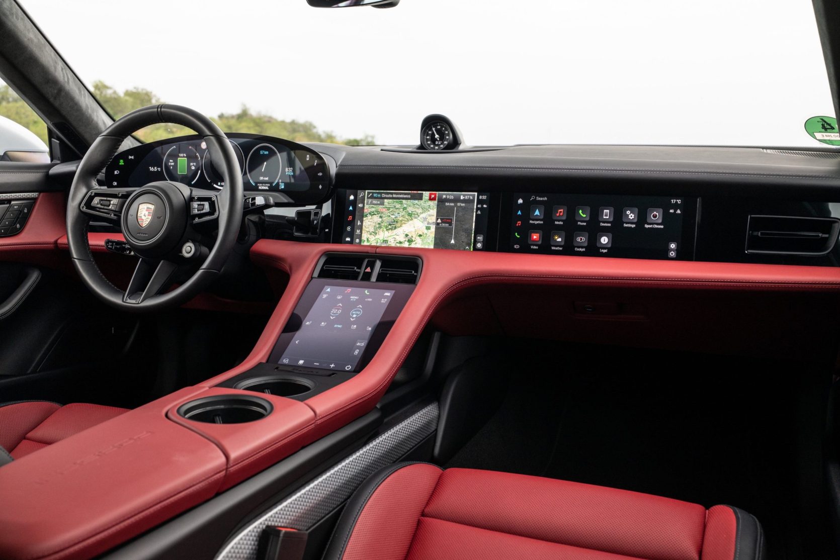 Tableau de bord Taycan 4S