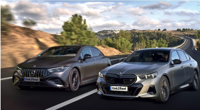 bmw i5 mercedes EQE