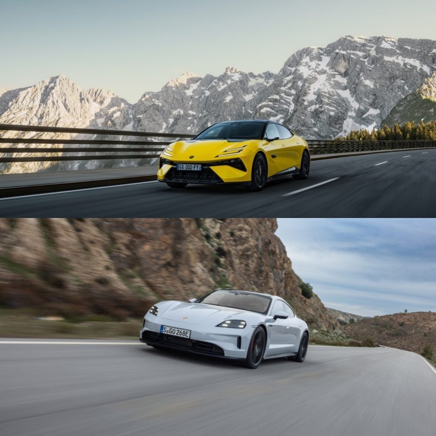 Porsche Taycan 4S of Lotus Emeya S? Een zeer nipte TCO-wedstrijd!