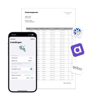 Sweel, de app die fietsritten en -vergoedingen automatisch verwerkt
