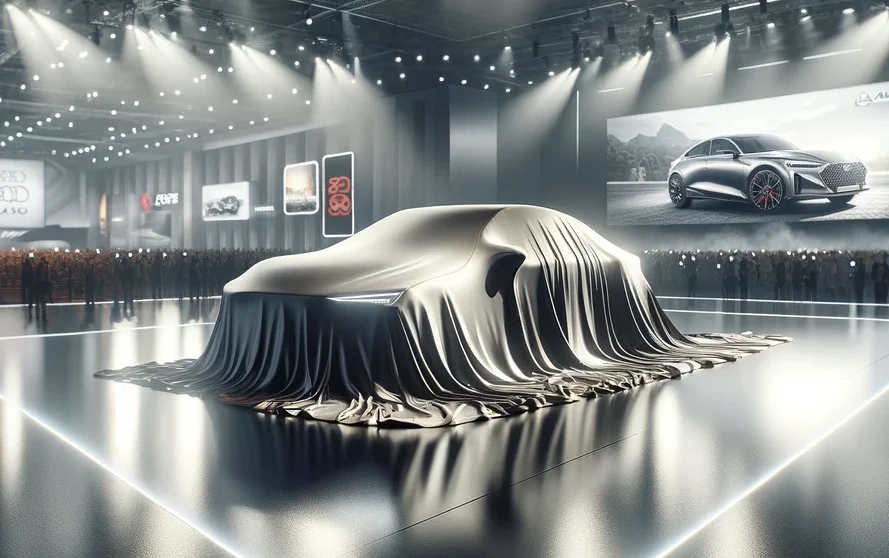 voiture sous un drap