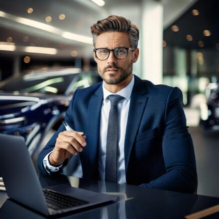 businessman webinaire