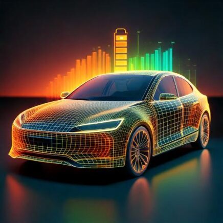 Firefly un visuel qui représente l’analyse de l’état de santé de la batterie d’un véhicule 100- élec