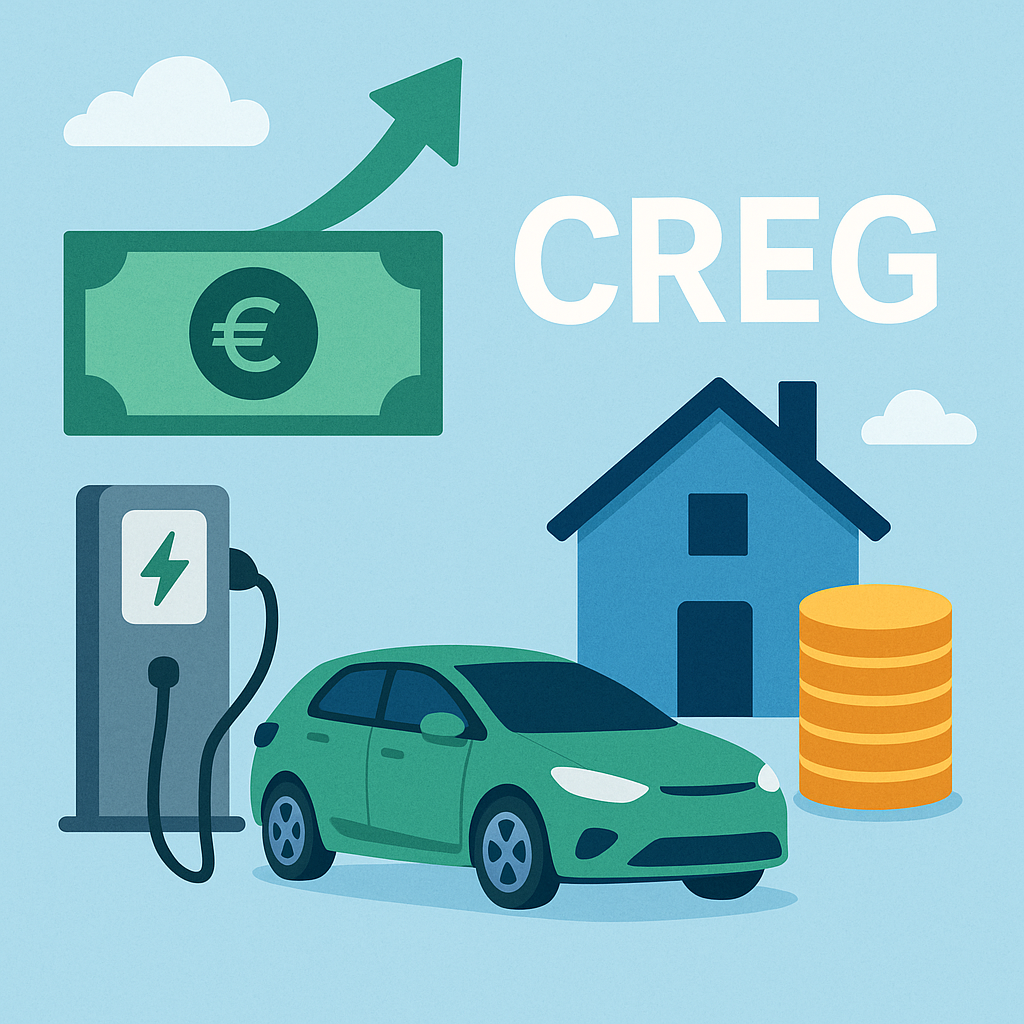 Voici les tarifs CREG à utiliser dès le 1e juillet pour l'électricité rechargée à domicile
