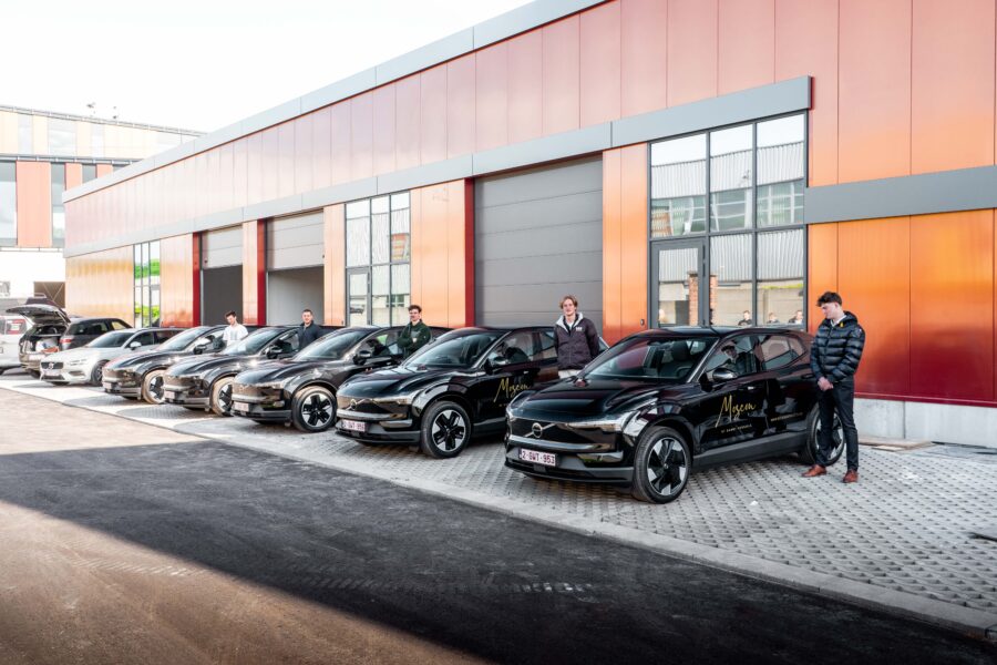 ACG VOLVO levert 7 nieuwe VOLVO’s aan gastronomisch restaurant Moscou by Danny Horseele
