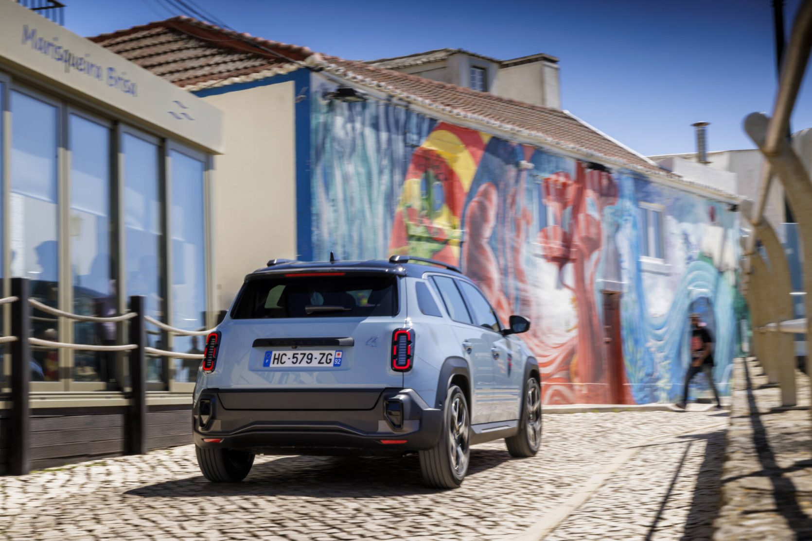 Renault 4 image bank media Test-Drive, on April 28th 2025 at Lisbonne, Portugal - Photo Clément Choulot / DPPI