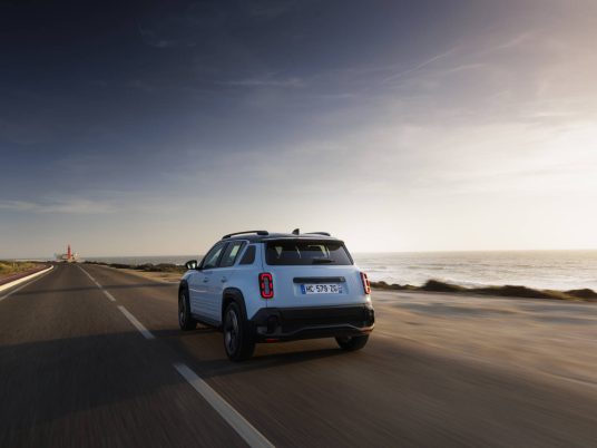 Renault 4 image bank media Test-Drive, on April 28th 2025 at Lisbonne, Portugal - Photo Clément Choulot / DPPI