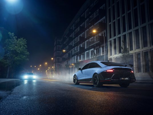 Photo IONIQ 6 N_Night Rear Quarter - Copy