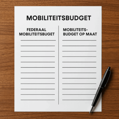 Mobiliteitsbudget – federaal wettelijk kader of oplossing op maat: welke van de twee?