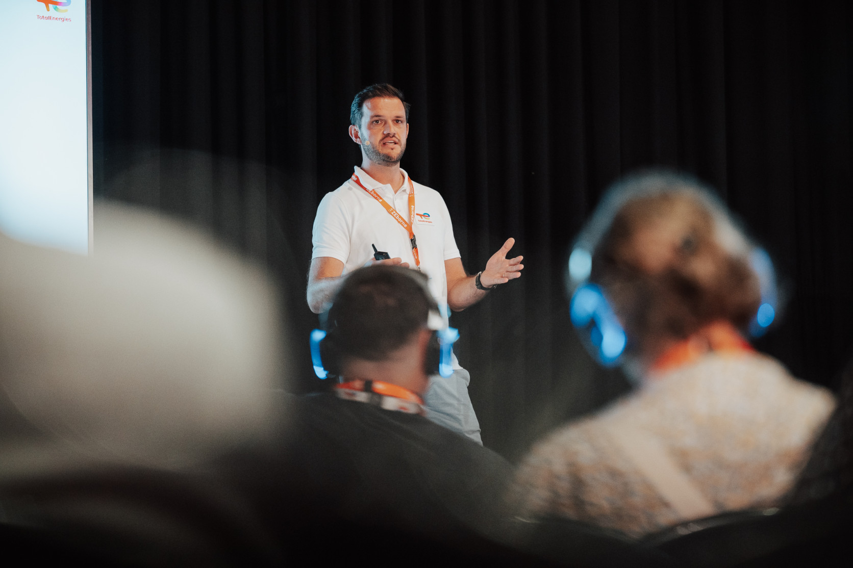 Michael Van Bercklaer, Sales manager B2B TotalEnergies. 