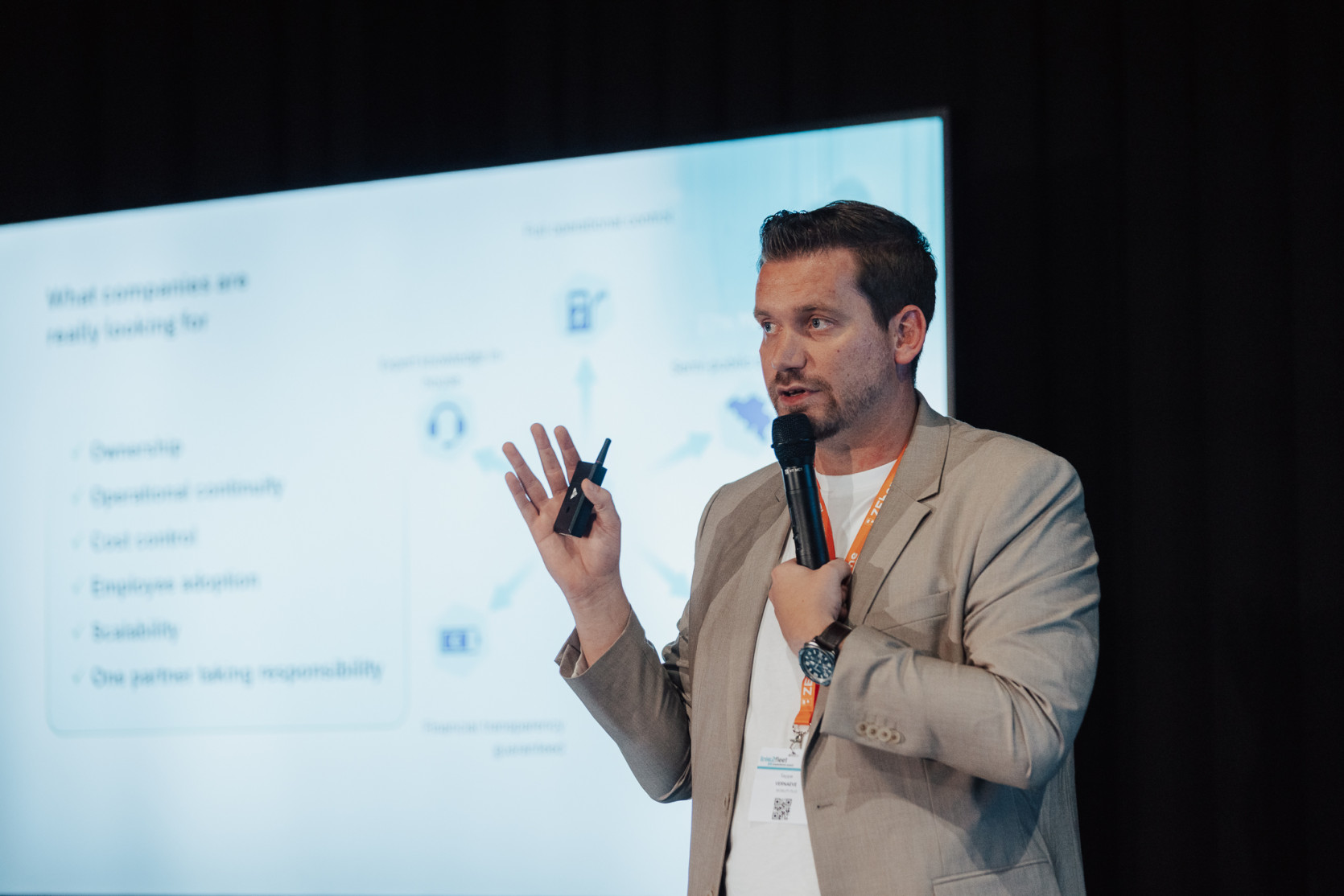 Seppe Vernaeve, Business Development Manager MobilityPlus. 