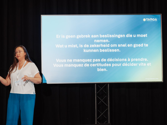 Sylvia Verboomen, International Key Account Manager Targa Telematics. 