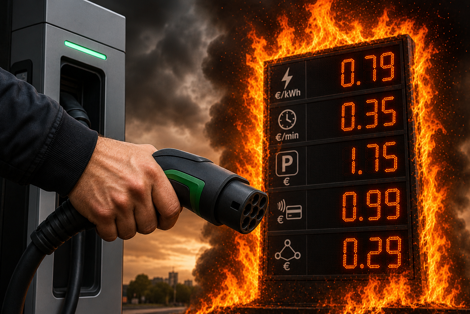 Frais cachés recharge électrique link2fleet 2026